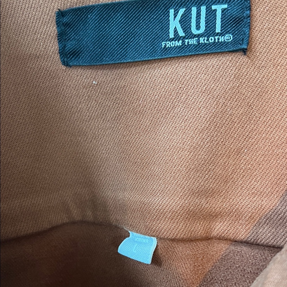 Kut from the Kloth Rust Cropped Jean Jacket - Picture 2 of 2